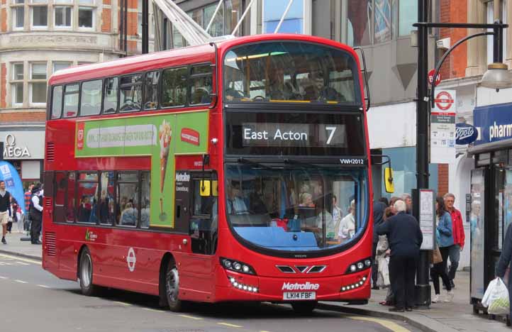 Metroline Volvo B5LH Wright Gemini 3 VWH2012